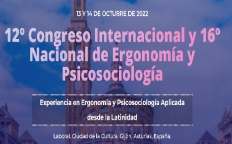 Congreso - Ergonomía y Psicosociología